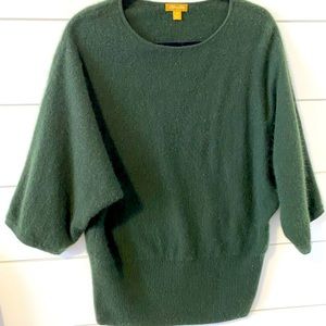 Katherine Kelly 100% Cashmere 3/4 Dolman Sleeve Sweater